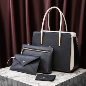 Women Fashion Wristlet Leather Handbag